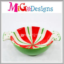 Colorful Cheap Price Christmas Design Ceramic Bowl